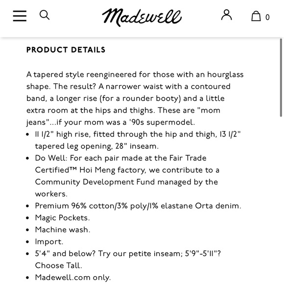 MADEWELL Highwaisted Washed Out Black Jeans - Picture 10 of 10